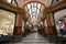 Decorative Victorian shopping mall atrium interior of historic Block Arcade in Melbourne CBD, Australia