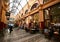 Decorative Victorian shopping mall atrium interior of historic Block Arcade in Melbourne CBD, Australia