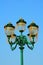 Decorative vintage street lights