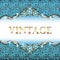 decorative volumetric vintage background frame with gold ornaments and precious stones