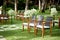 Decorative wedding chairs