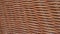 Decorative wicker furniture from rattan closeup, texture, background