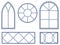 Decorative window blueprints