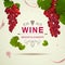 Decorative Wine Background