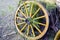 Decorative wooden wheel