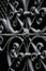 Decorative wrought iron security