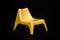 Decorative Yellow Miniature Modern Plastic Chair