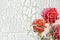 Decoupage flower background