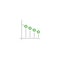 Decrease Chart, Drop Graph Icon Vector in Flat Style