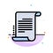 Decree, Novel, Scenario, Screenplay Abstract Flat Color Icon Template