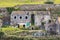 Decrepit house covered in graffiti