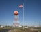 Dedication memorial Perrin Field at North Texas Regional Airport in Denison, Texas.