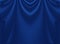 Deep blue modern abstract fractal background illustration with stylized draping or curtains.