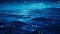deep blue moonlit ocean at night with calm waves would make a great travel background, art of night