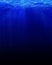 Deep blue underwater