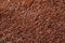 Deep brown sand, close up view