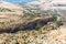 Deep canyon, rocks and mountains