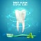 Deep Cleaning Dental Care Background Poster