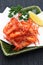 Deep fried freshwater shrimp, japanese food
