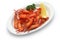 Deep fried freshwater shrimps