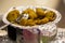 Deep fried hara bhara kabab tikka in a big bowl, food concept