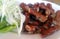 Deep fried pork intestines