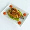 Deep fried sand goby fish with x.o. sauce