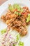 Deep fried soft shell crab