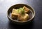 Deep-fried tofu on a Japanese tray