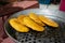 Deep Fried Traditional Gorditas in Mexico City