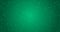 Deep green flickering looped festive background. Colorful of small dots in the same color.