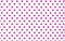 The deep pink polka dot with white background