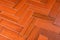 Deep Red Mahogany Herringbone Flooring Strips