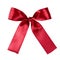 Deep red ribbon to put on your present