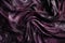 Deep and rich purple and black acid wash design with organic and free-flowing shapes