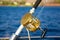 A deep sea fishing rod and reel