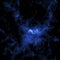 Deep space nebula and stars