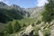 Deep valley of Forneris, near Ferrere, municipality of Argentera, Maritime Alps (28th July, 2013).