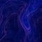 Deep water neon background. Ocean bottom in fluorescent colors. Unusual terrain surface. Dark blue underwater. Glowing texture