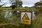 Deep Water Warning Danger Sign