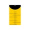 Deep Yellow Background Black Color Design Work On Clothing Tag Industrial Factories Use On Clothing Tag Design.