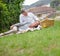 Deeper love comes with maturity. a loving mature couple having a picnic on the grass.