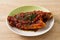 Deepâ€“fried fish and chili sauce