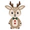 Deer in Gingerbread Costume