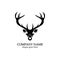 Deer head Logo Template vector icon illustration design