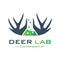 Deer laboratory animal logo design your company