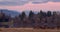 Deer Lake Park with mountains in background. Burnaby, Vancouver, BC