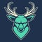 Deer Mascot Vector Icon