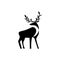 deer nature logo abstract design vector illustration