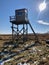 Deer stand on Wisconsin farmland